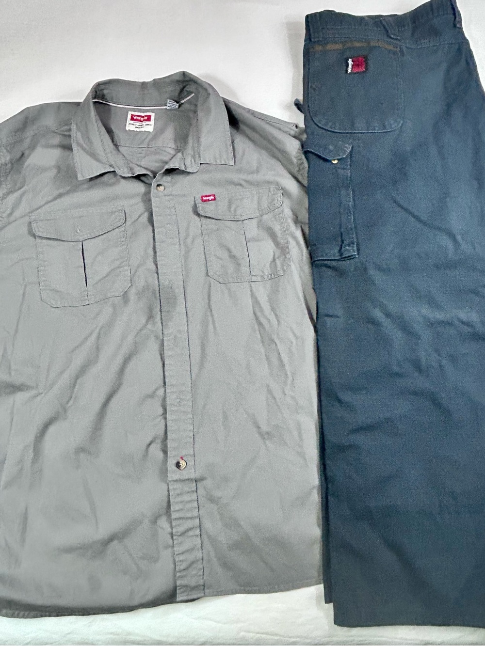 Wrangler Workwear Shirt & Pants Bundle